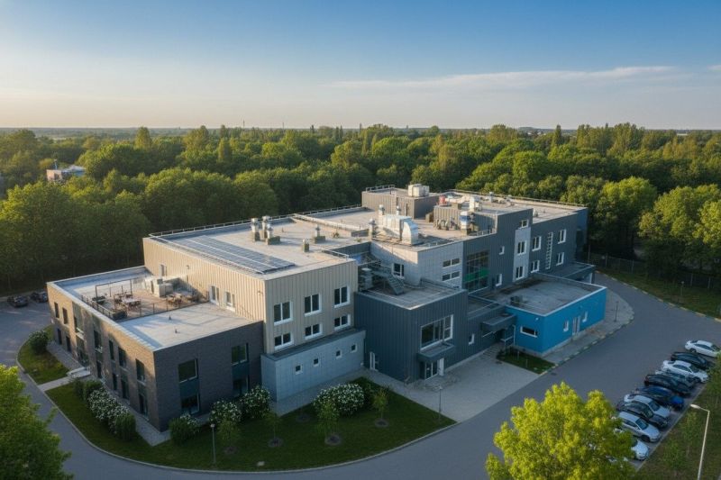 Commercial Roof Installation detail